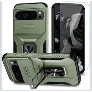 GIVEITALL for Google Pixel 9 Pro XL Case with HD Tempered Glass Screen...